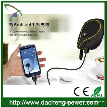 6600/7800mAH waterproof power bank phone charger with CE ROHS certification